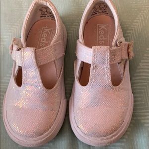 White Sparkle Keds